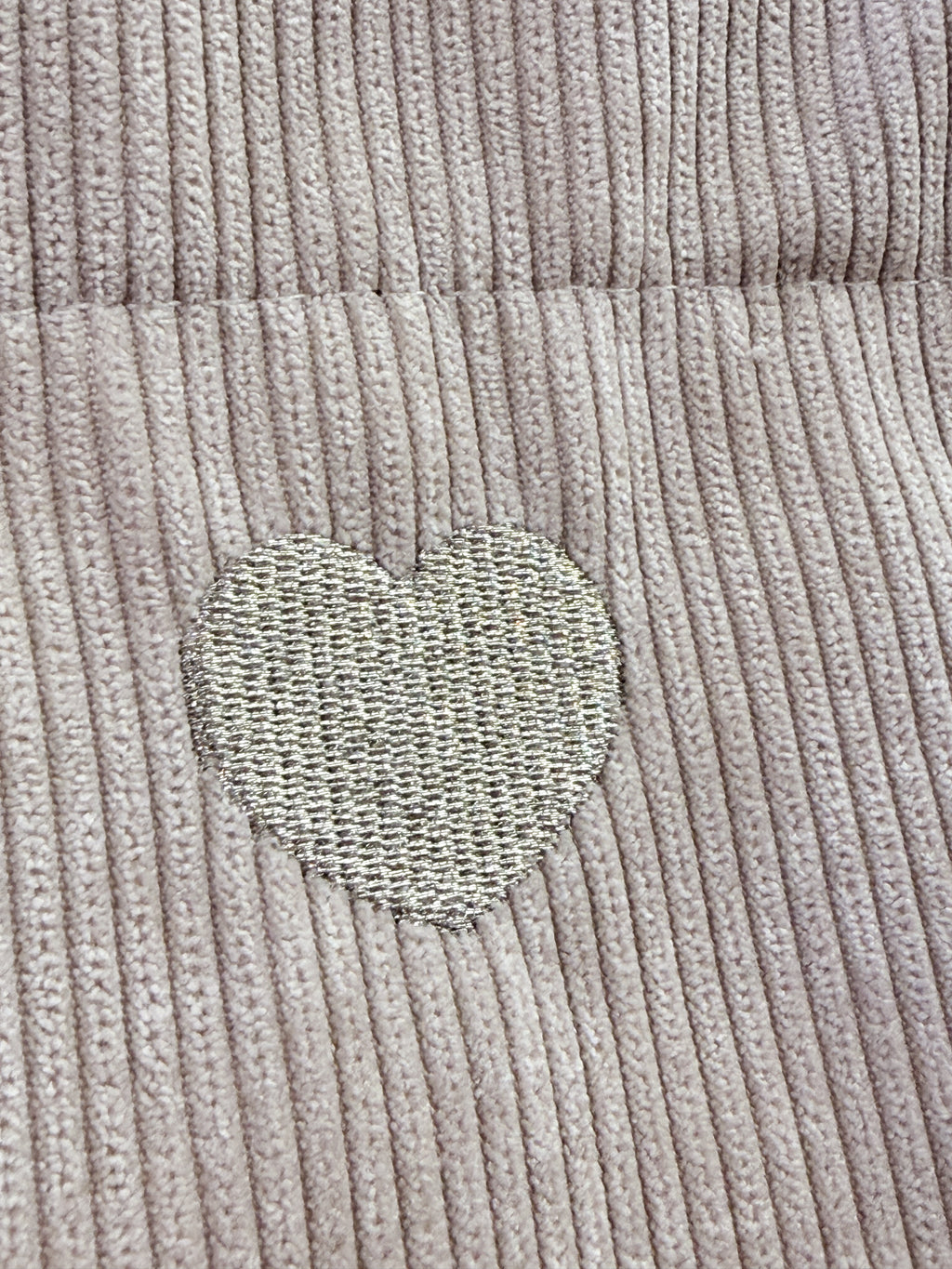 Grand sac cabas en velours côtelé à porter à l’épaule