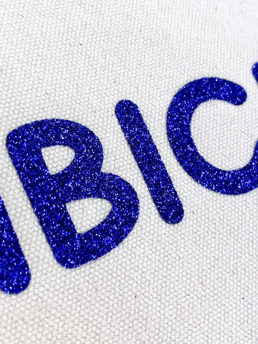 Pochette en coton personnalisée avec de jolis message