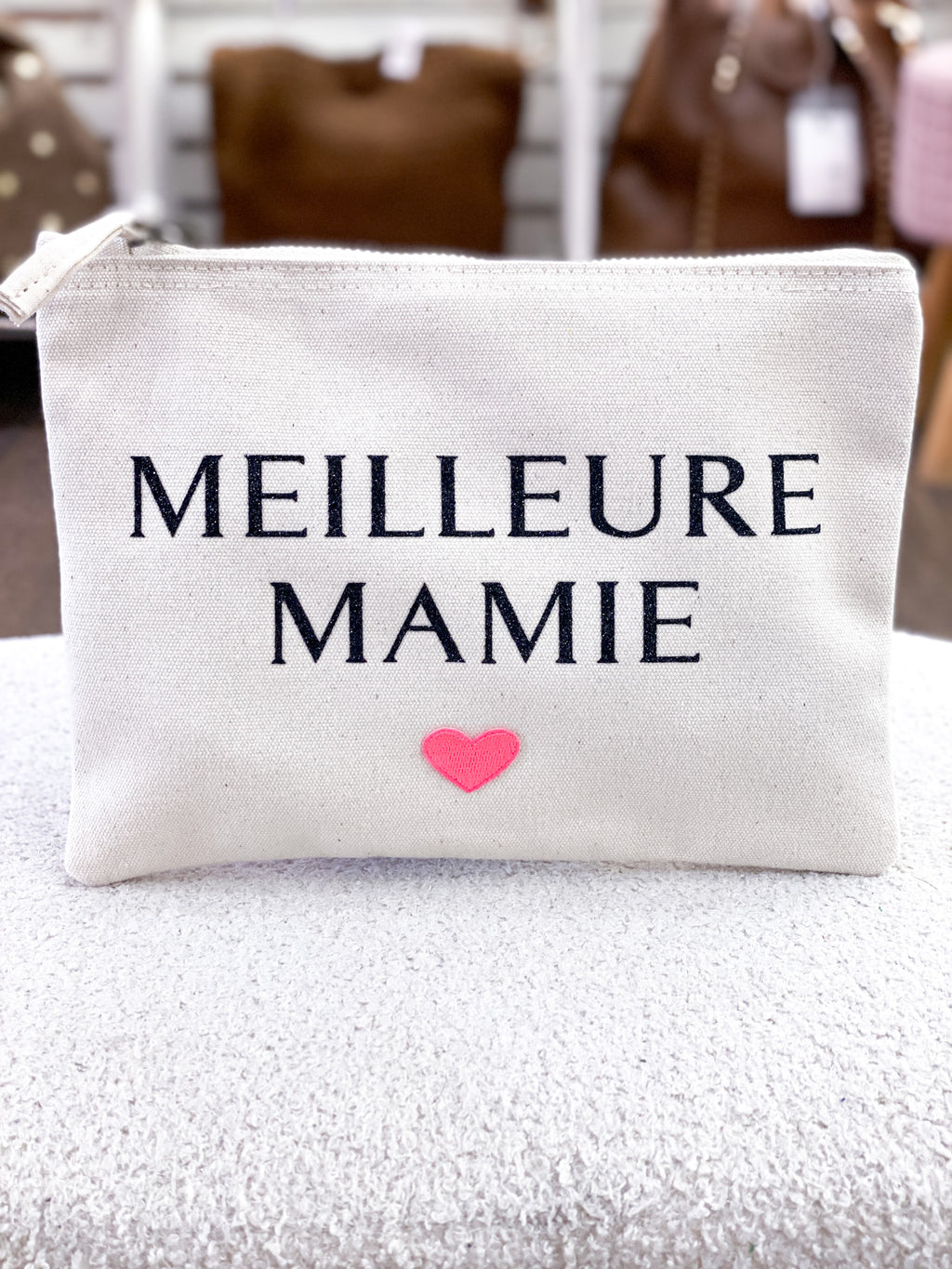 Pochette en coton personnalisée avec de jolis message