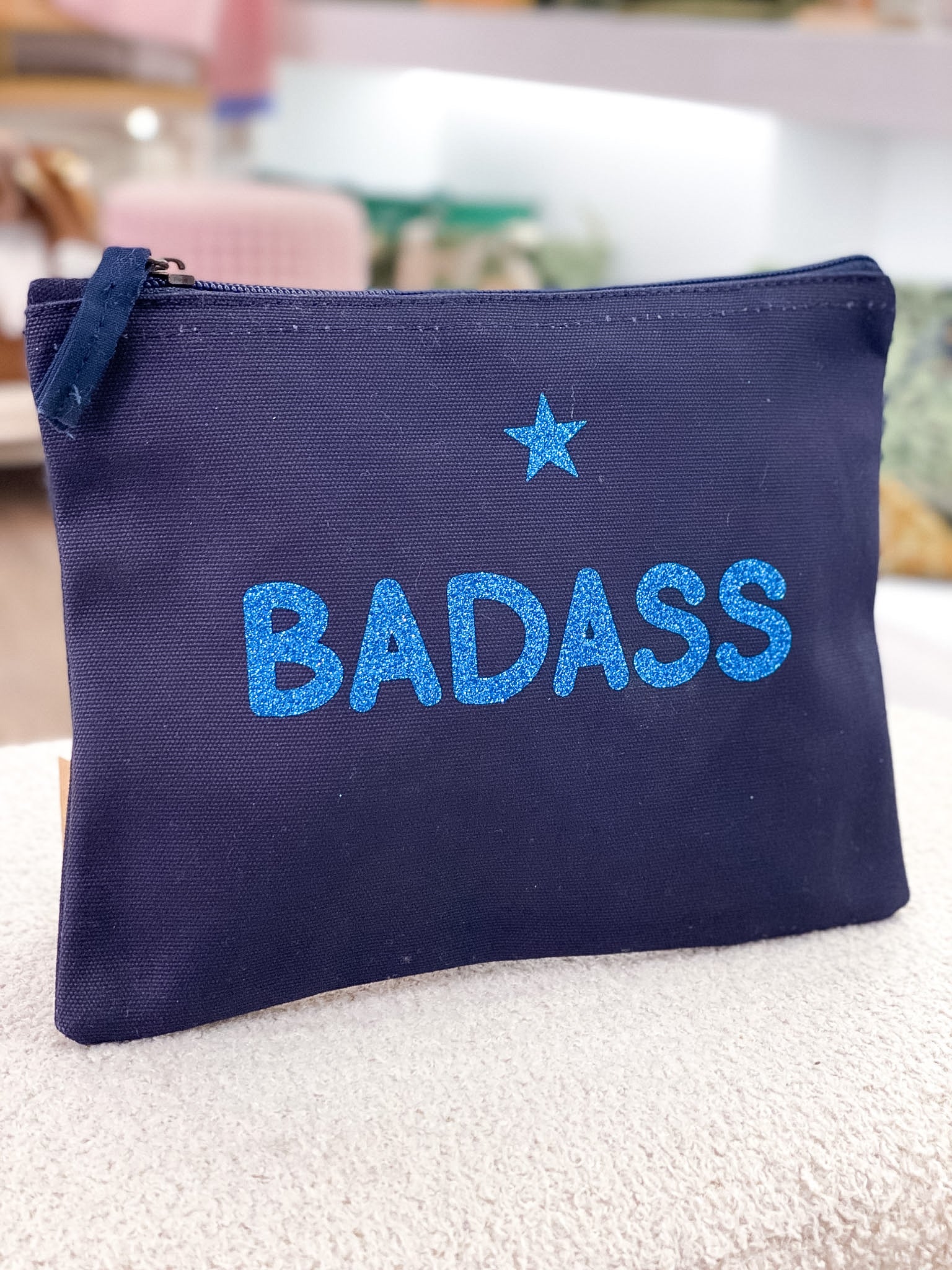 Pochette en coton personnalisée avec de jolis message