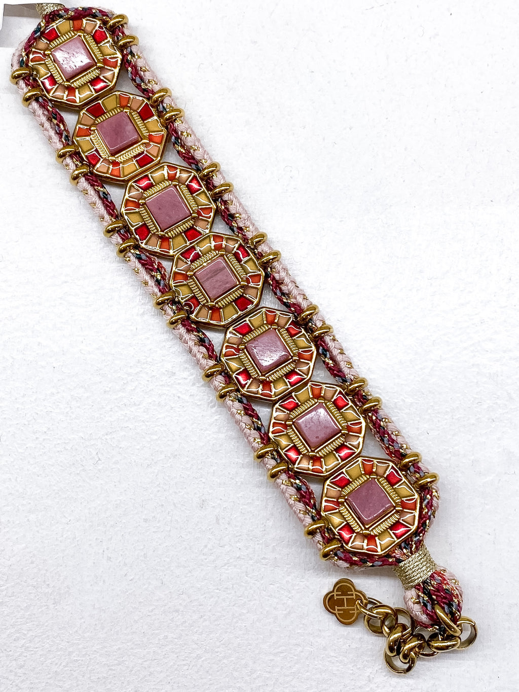 Bracelet manchette femme pierres naturelles