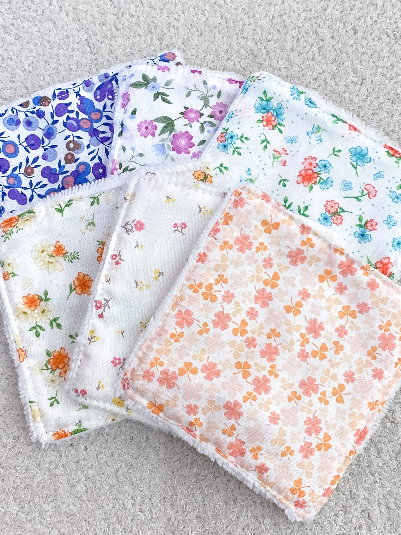 Lingettes démaquillantes lavables en coton et éponge bambou