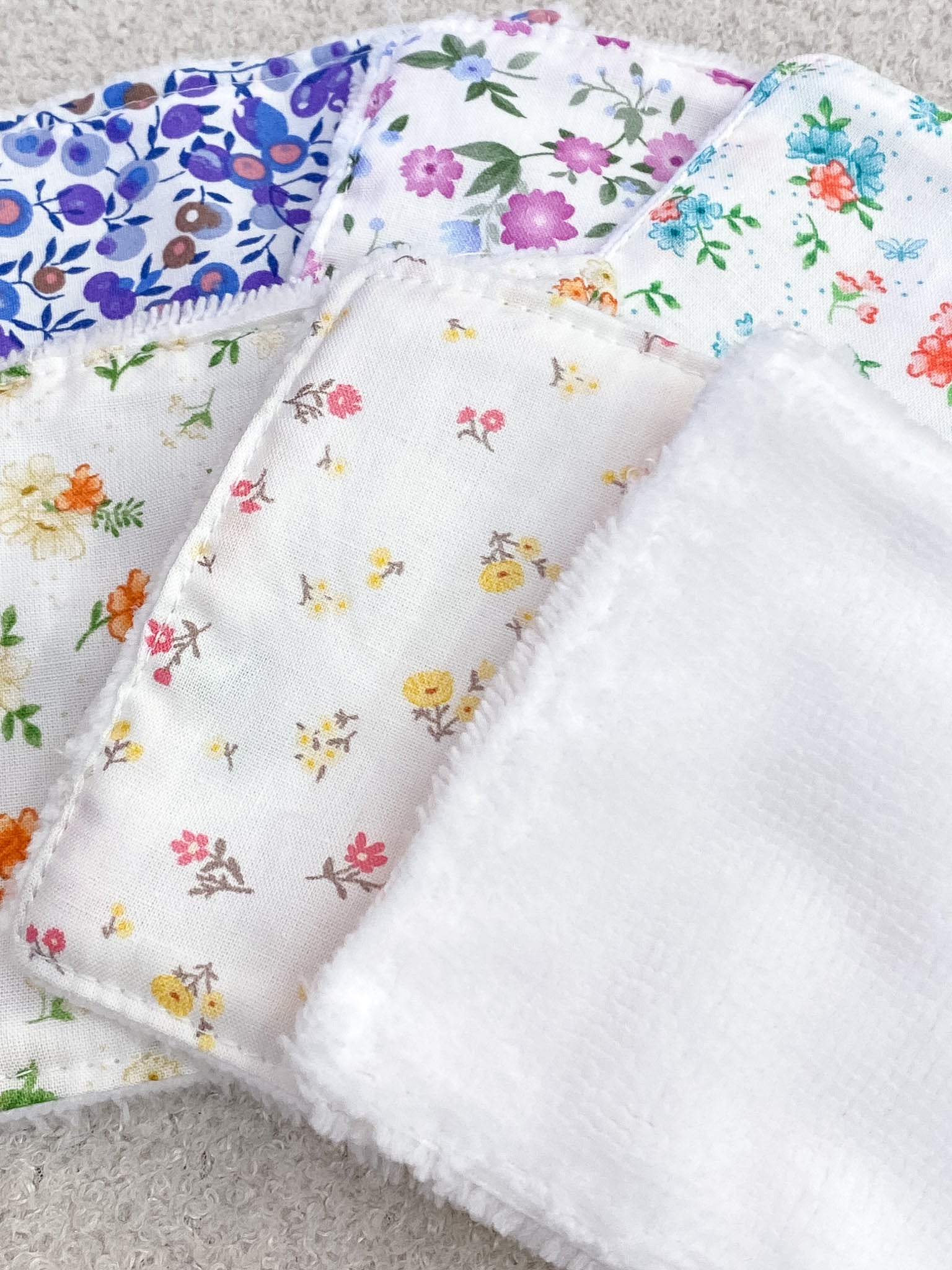Lingettes démaquillantes lavables en coton et éponge bambou