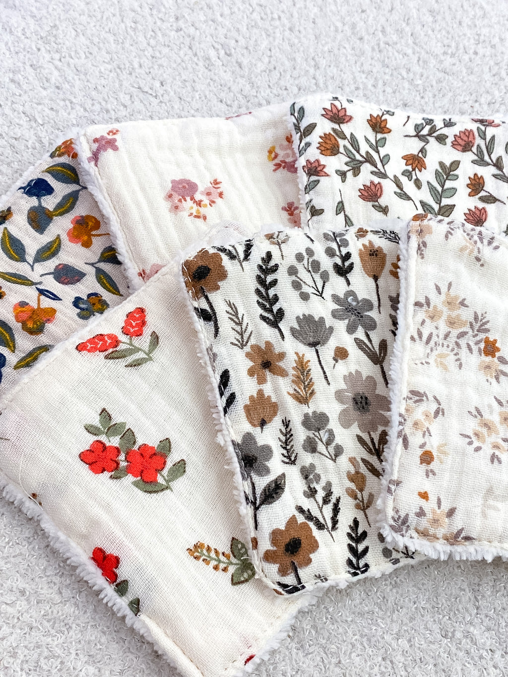 Lingettes démaquillantes lavables en coton et éponge bambou