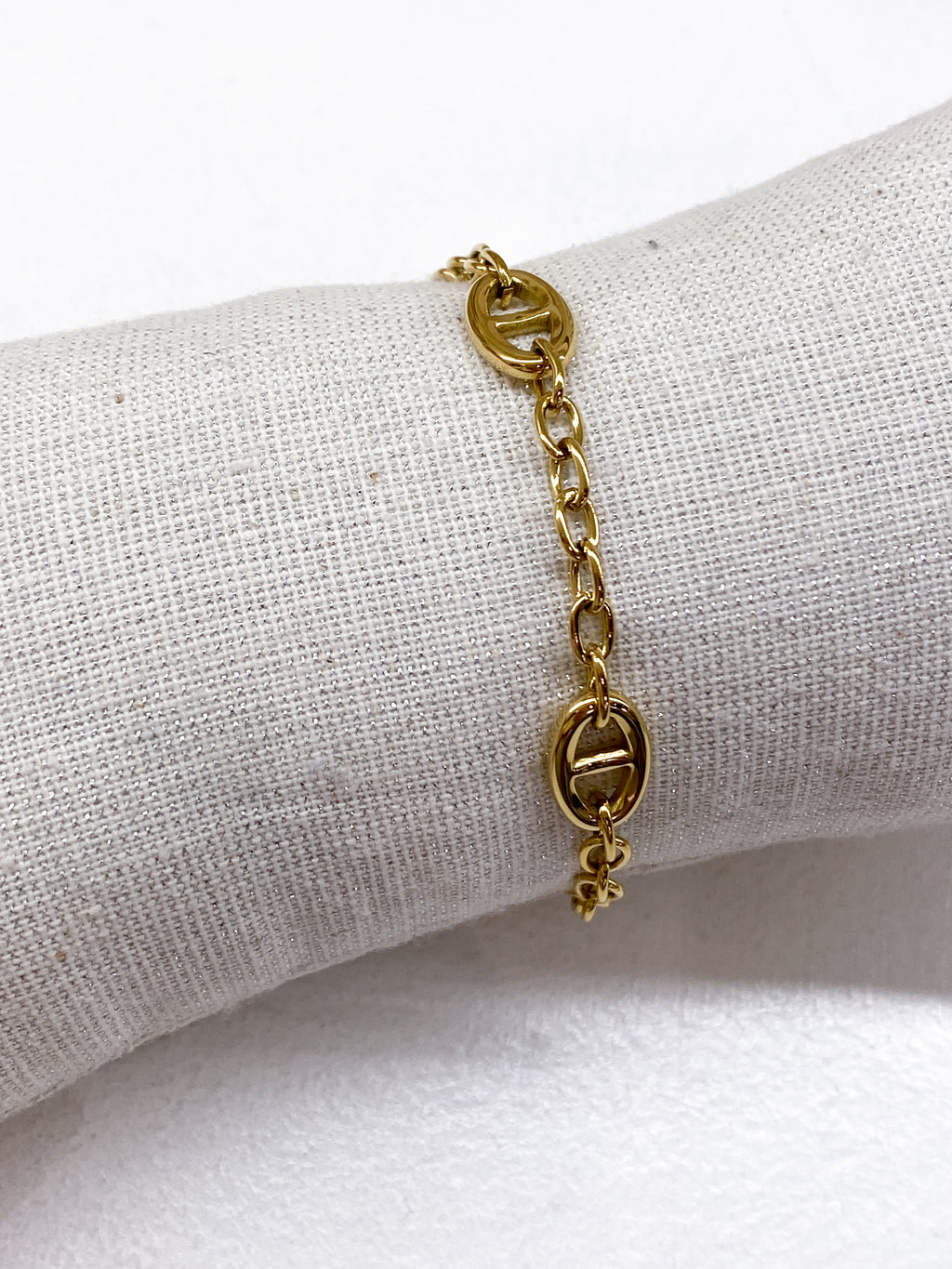 Bracelet en acier inoxydable chaîne épaisse avec maillons