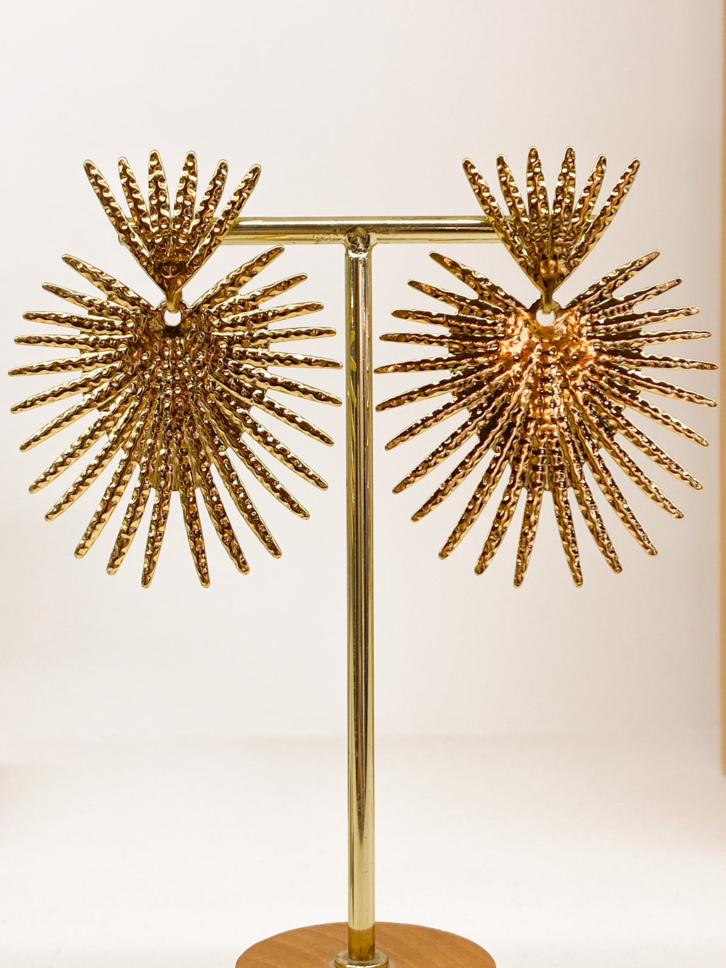 Boucles d’oreilles cœur royal dorées et argentées