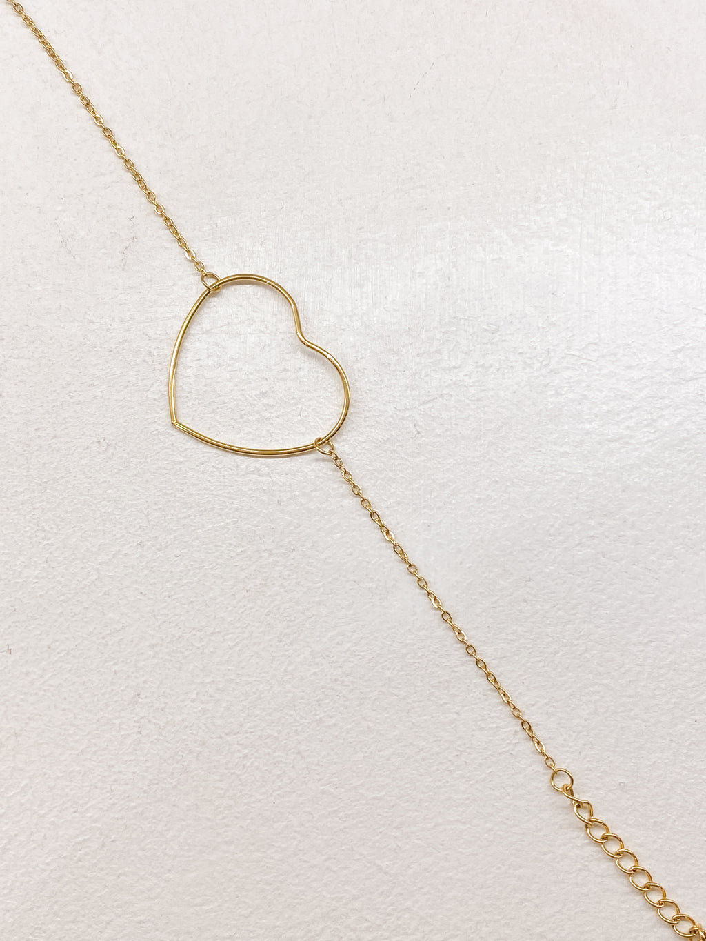 Bracelet cœur volumineux en acier inoxydable doré ou argenté