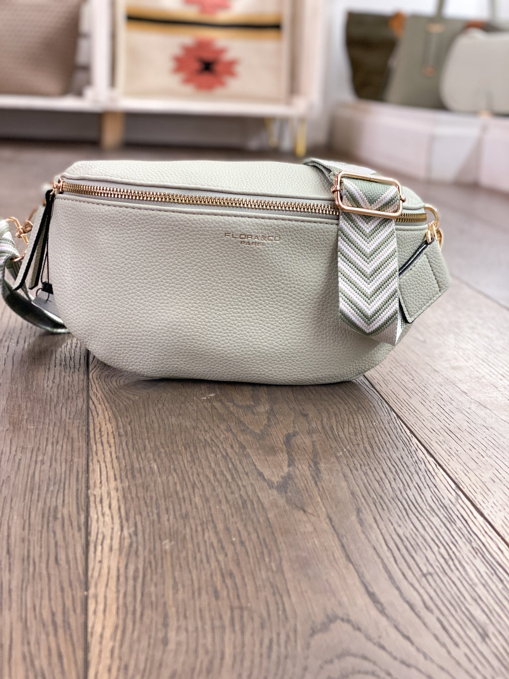 Sac banane en simili cuir Flora&Co