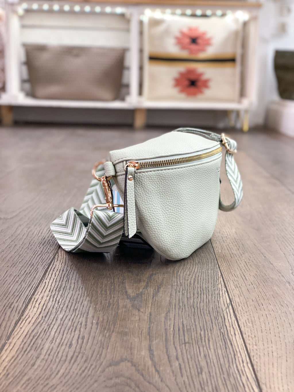 Sac banane en simili cuir Flora&Co