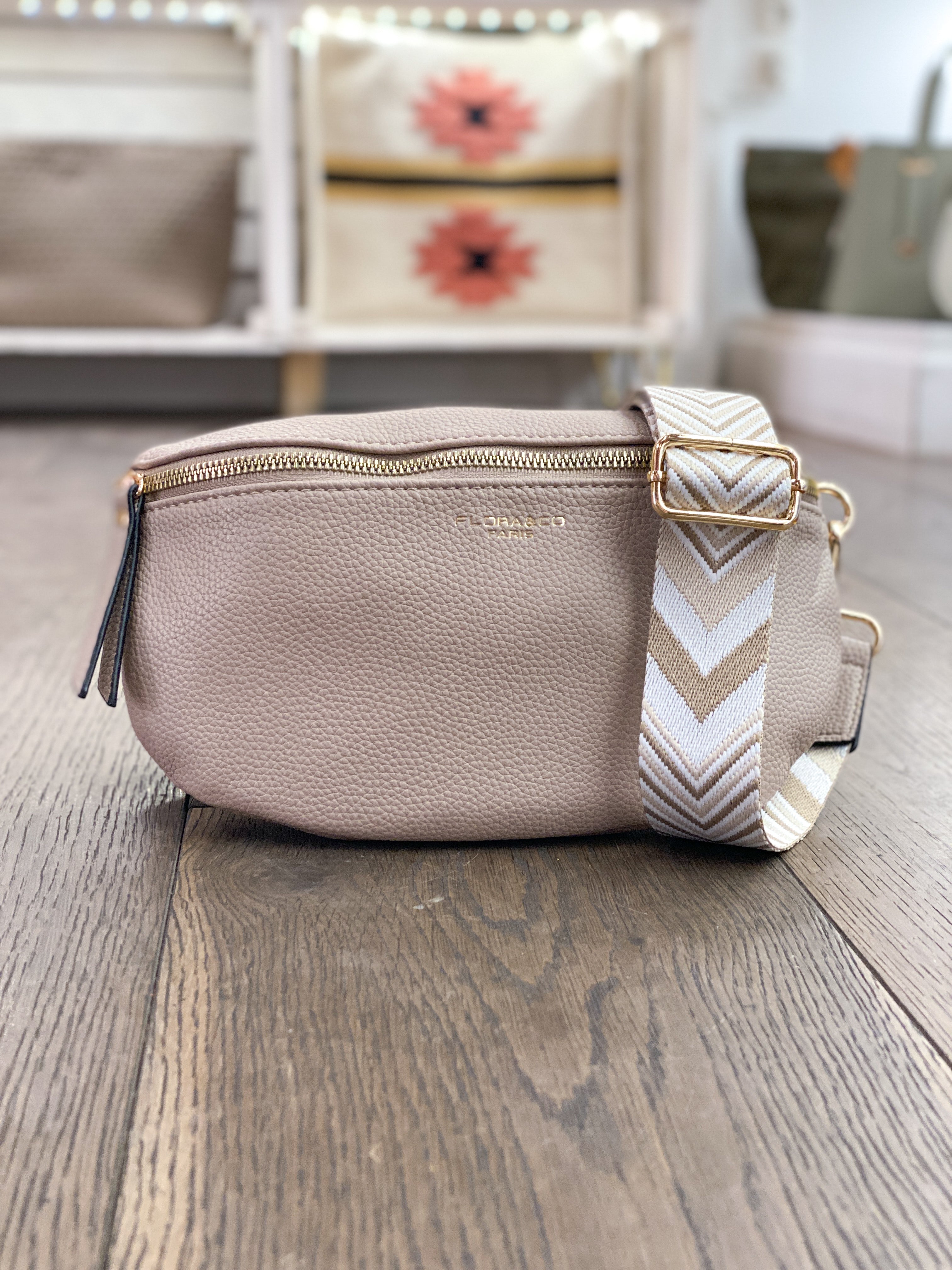 Sac banane en simili cuir Flora&Co