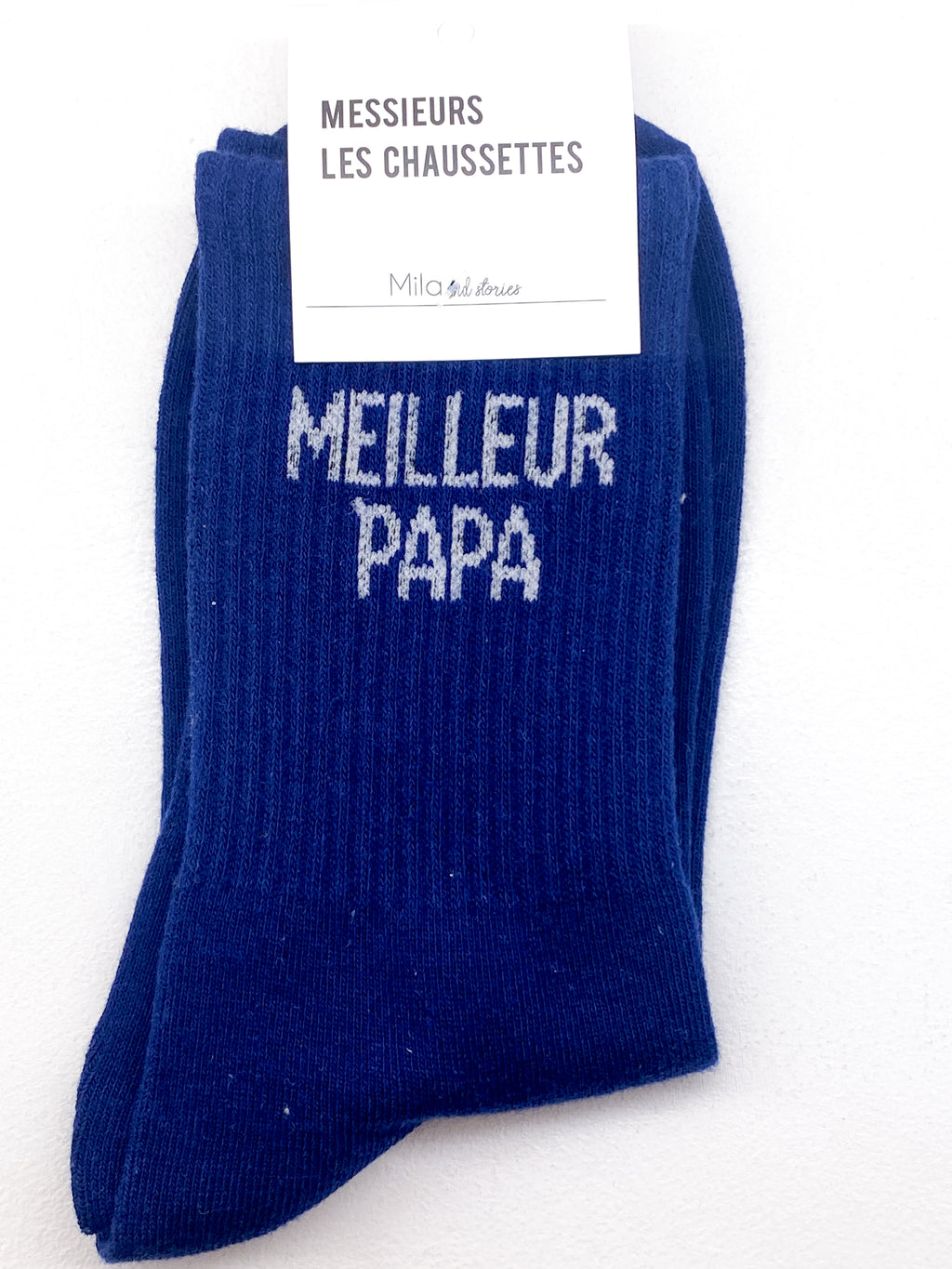 Chaussettes homme en coton message pour papa