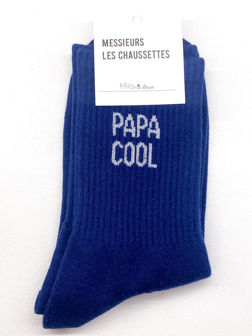 Chaussettes homme en coton message pour papa