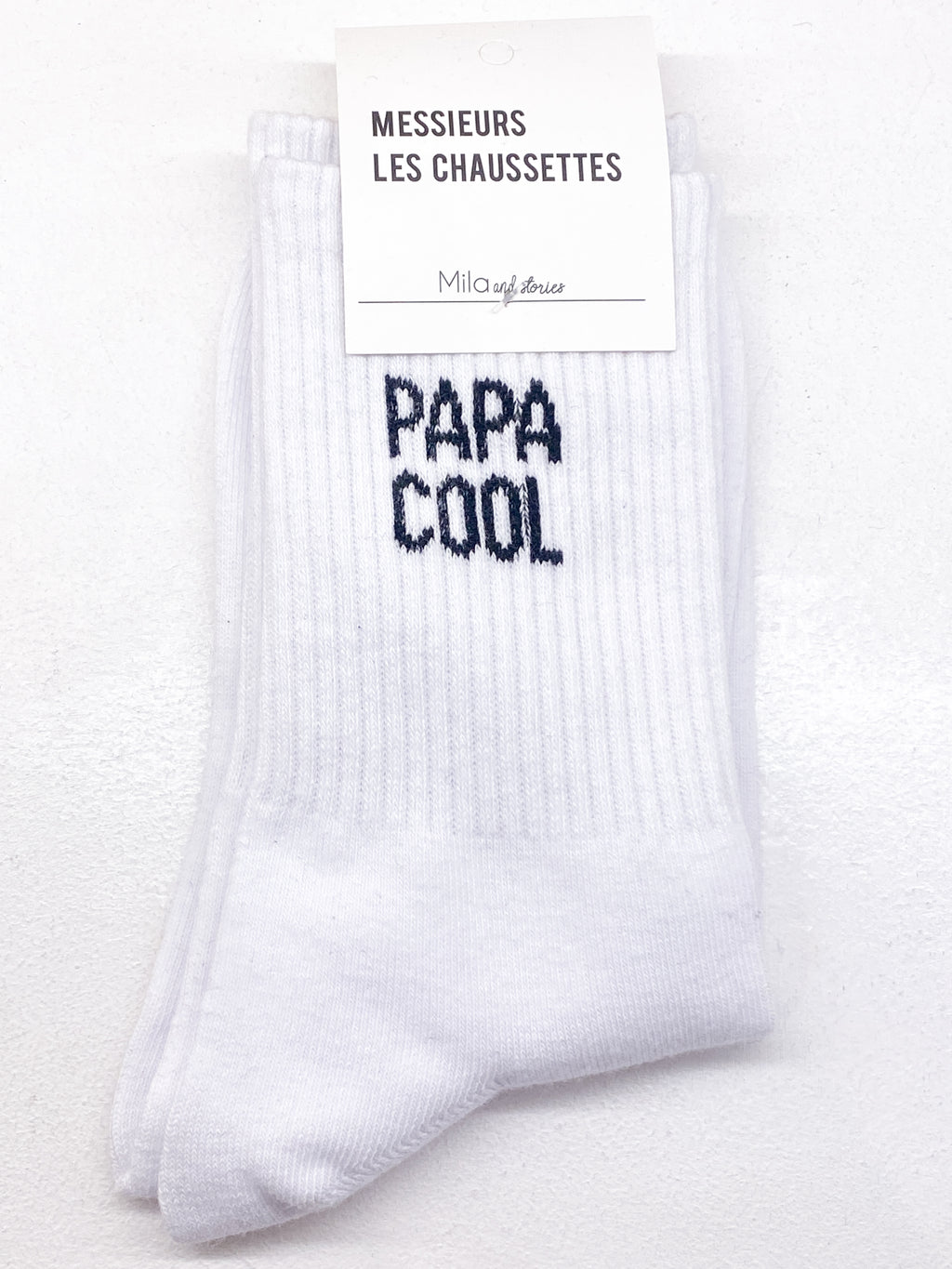 Chaussettes homme en coton message pour papa
