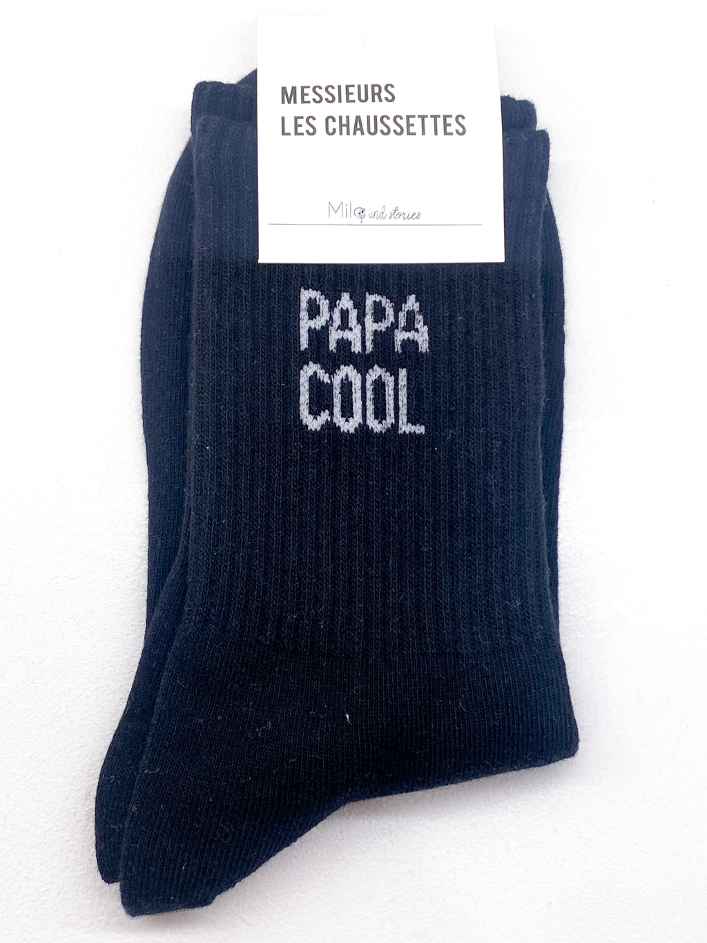 Chaussettes homme en coton message pour papa