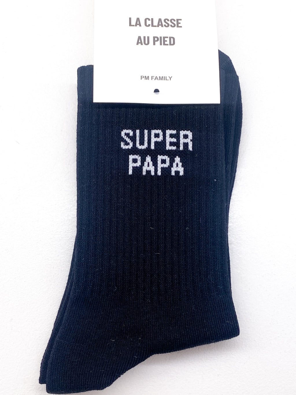 Chaussettes homme en coton message pour papa
