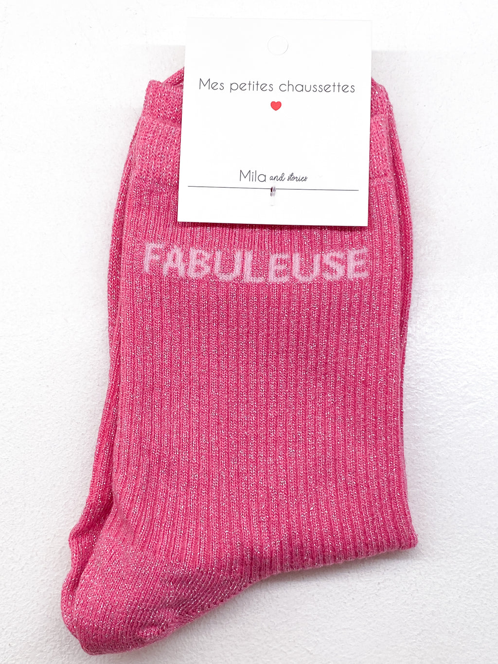 Chaussettes femme à paillettes Fabuleuse
