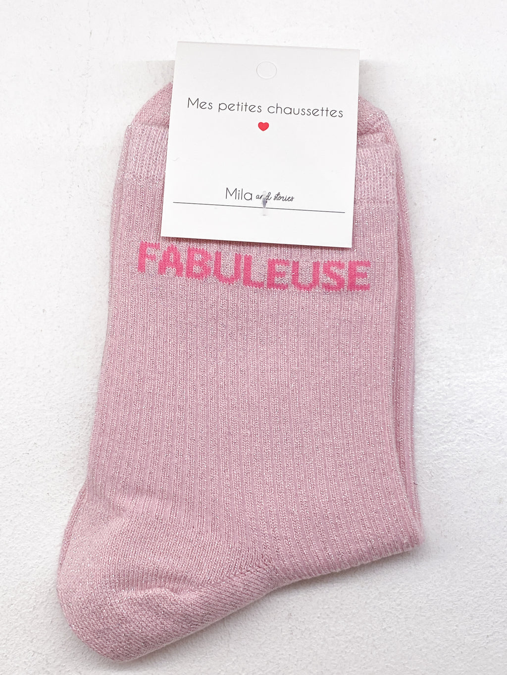 Chaussettes femme à paillettes Fabuleuse