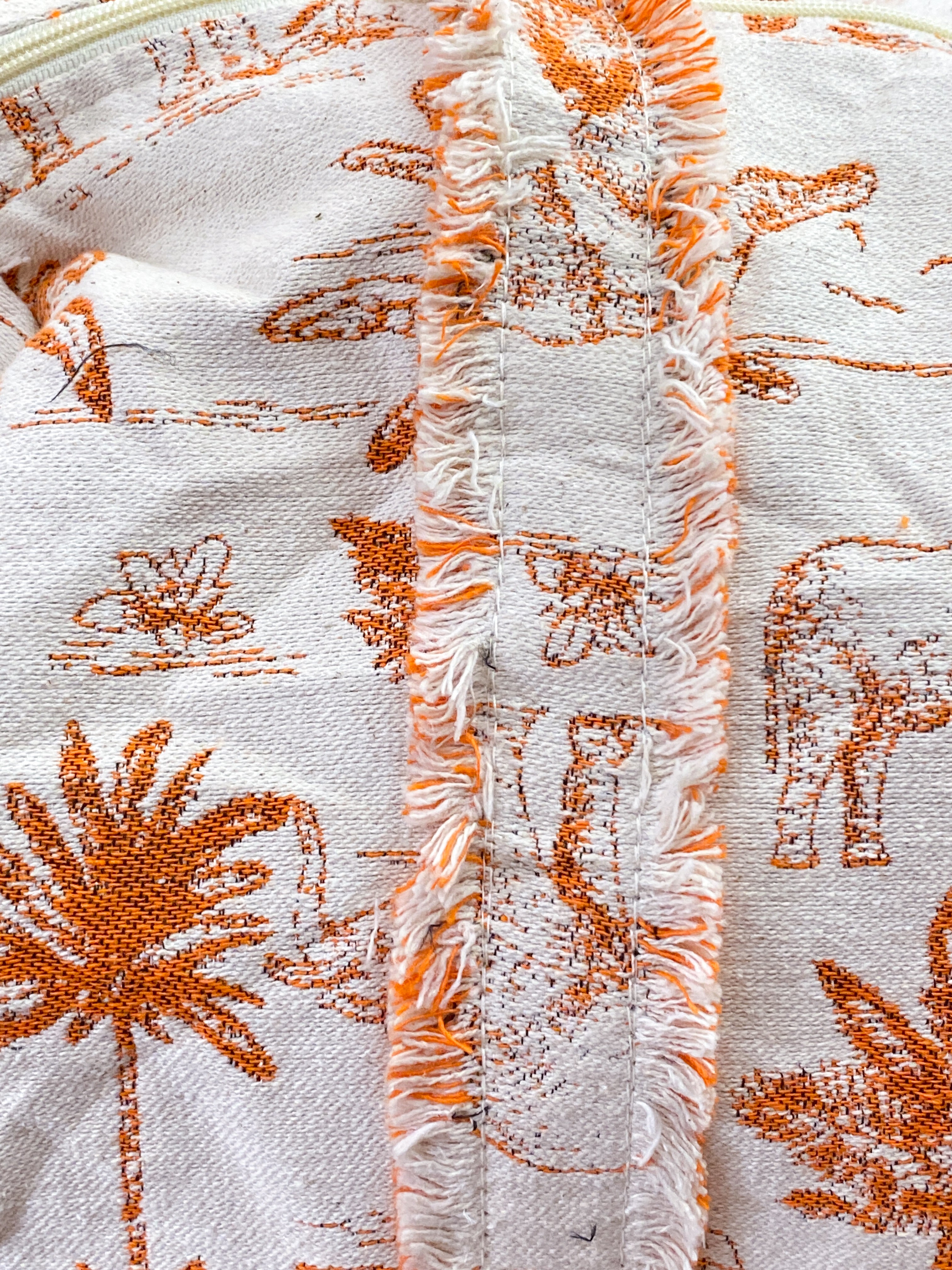 Sac de voyage en tissu jacquard avec trousses