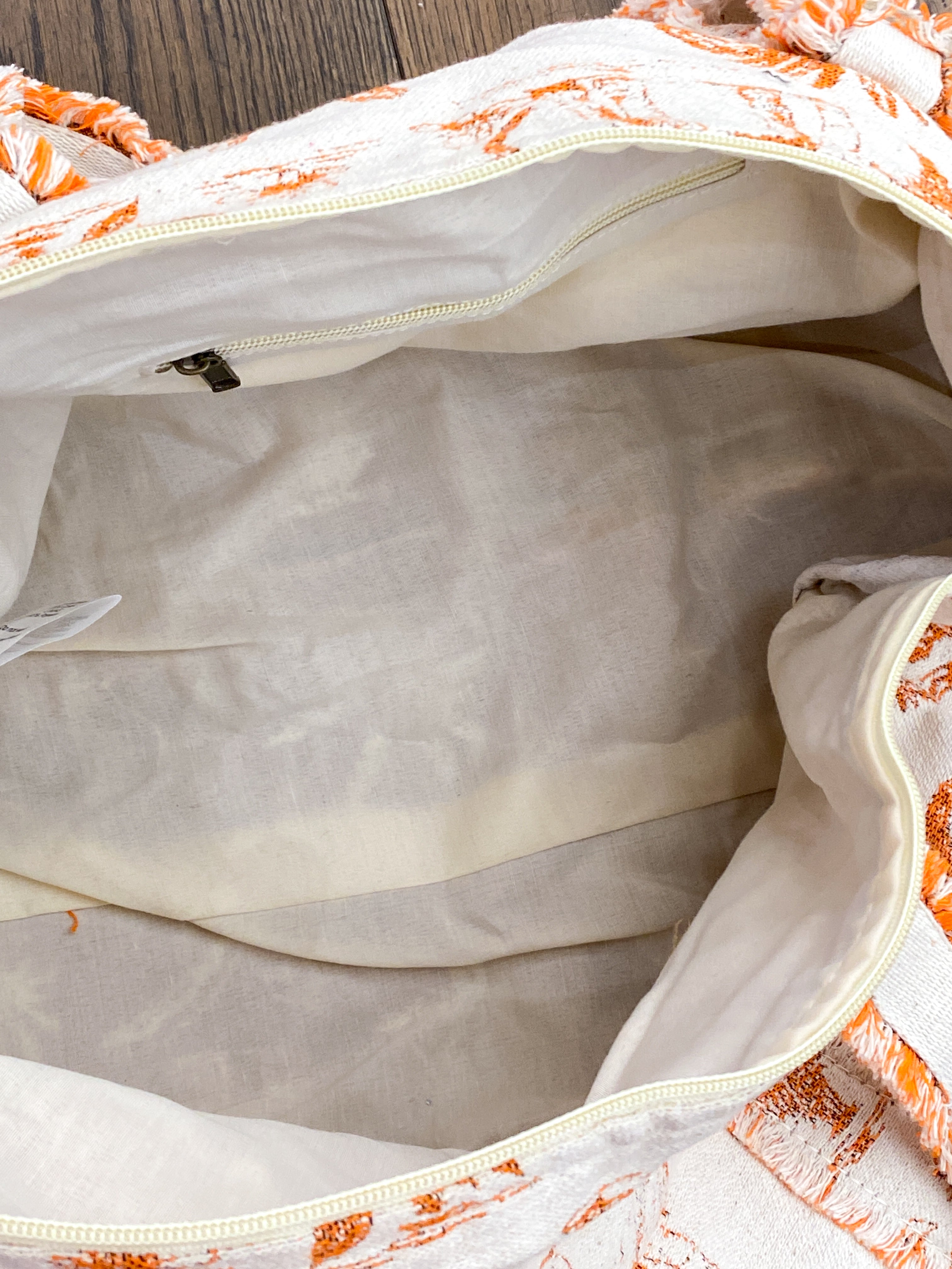 Sac de voyage en tissu jacquard avec trousses